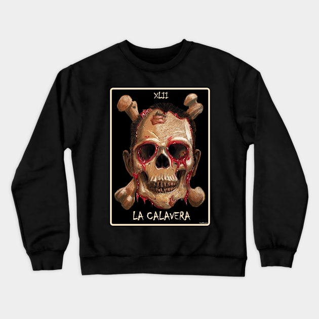 La Calavera Crewneck Sweatshirt by santillanesarte